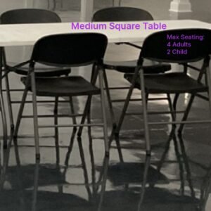 Mothers Day 2025 Event - Medium Rectangular Table Reservation, Max 4 Adults, 2 Child + VIP Service