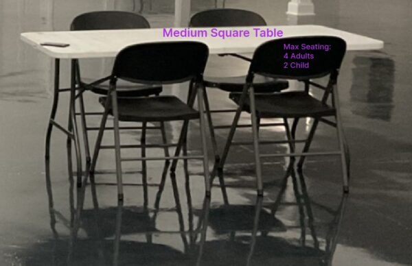 Mothers Day 2025 Event - Medium Rectangular Table Reservation, Max 4 Adults, 2 Child + VIP Service